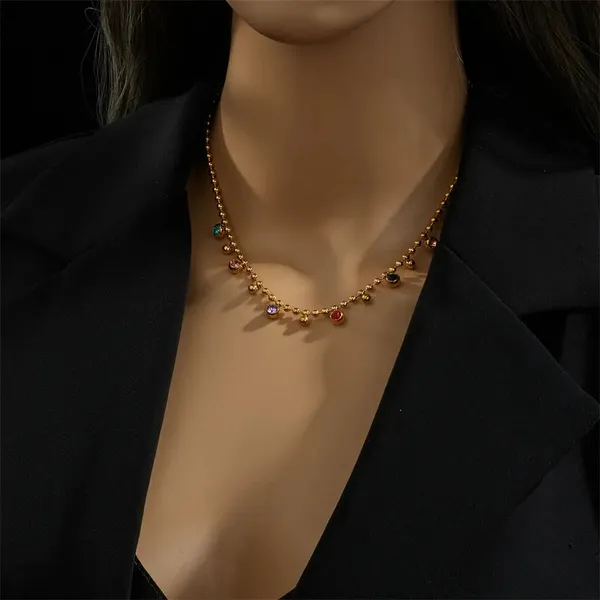 Gold_Ball_Necklace_For_Women